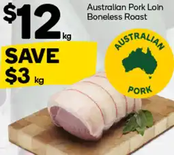 Woolworths Australian Pork Loin Boneless Roast offer