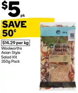 Woolworths Woolworths Asian Style offer