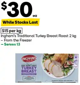 Woolworths Ingham's Traditional Turkey Breast Roast offer