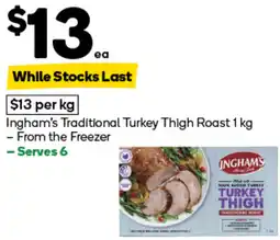 Woolworths Ingham's Traditional Turkey Thigh Roast offer
