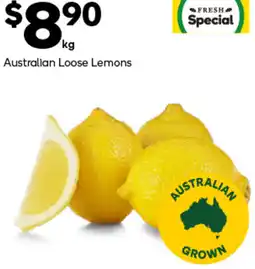 Woolworths Australian Loose Lemons offer