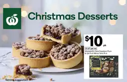 Woolworths Woolworths Gold Davidson Plum & Gin Fruit Mince Tarts Pk 6 offer