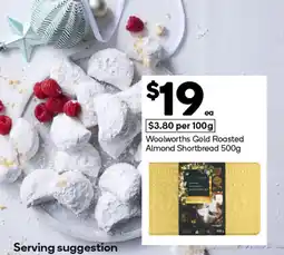 Woolworths Woolworths Gold Roasted Almond Shortbread offer