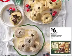 Woolworths Woolworths Australian Baked Fruit Mince Pie Pk 6 offer