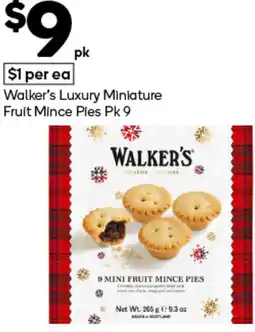 Woolworths Walker's Luxury Miniature Fruit Mince Pies Pk 9 offer