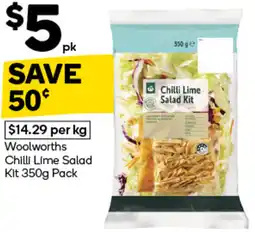 Woolworths Woolworths Chilli Lime Salad Kit offer