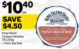 Woolworths King Island Cheese Varieties offer