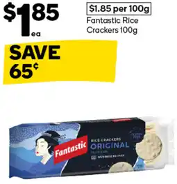 Woolworths Fantastic Rice Crackers offer