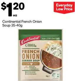 Woolworths Continental French Onion Soup offer