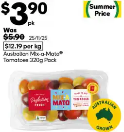 Woolworths Australian Mix-a-Mato Tomatoes offer