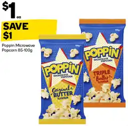 Woolworths Poppin Microwave Popcorn offer