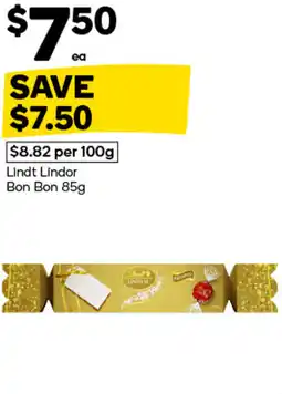 Woolworths Lindt Lindor Bon Bon offer