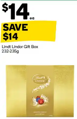 Woolworths Lindt Lindor Gift Box offer
