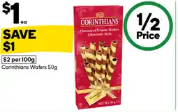 Woolworths Corinthians Wafers offer