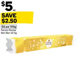 Woolworths Ferrero Rocher Bon Bon offer