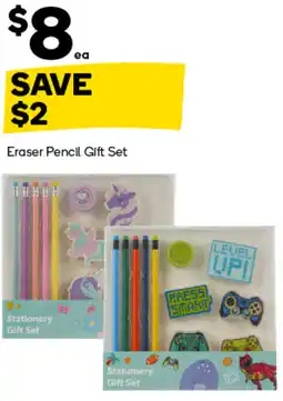 Woolworths Eraser Pencil Gift Set offer
