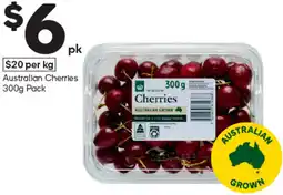 Woolworths Australian Cherries offer