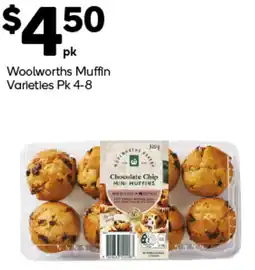 Woolworths Woolworths Muffin Varieties offer