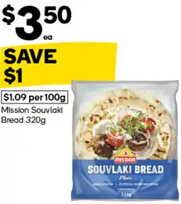 Woolworths Mission Souvlaki Bread offer