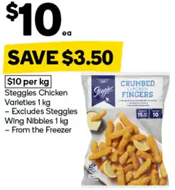 Woolworths Steggles Chicken Varieties offer