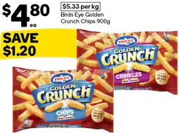 Woolworths Birds Eye Golden Crunch Chips offer