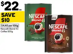 Woolworths Nescafé Blend 43 Coffee offer