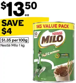 Woolworths Nestlé Milo offer