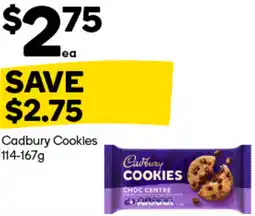 Woolworths Cadbury Cookies offer