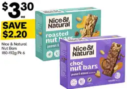 Woolworths Nice & Natural Nut Bars offer
