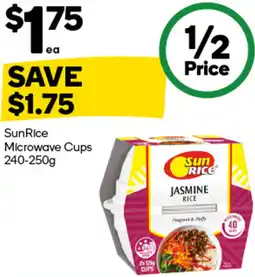 Woolworths SunRice Microwave Cups offer