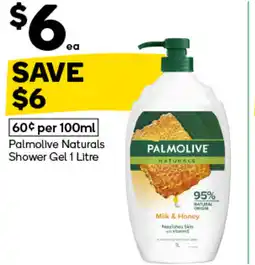 Woolworths Palmolive Naturals Shower Gel offer