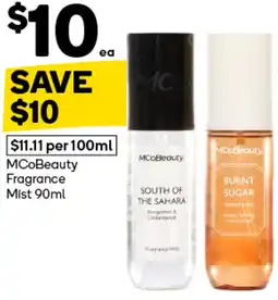 Woolworths MCoBeauty Fragrance Mist offer