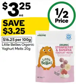 Woolworths Little Bellies Organic Yoghurt Melts offer