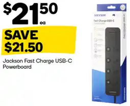 Woolworths Jackson fast charge usb-c powerboard offer