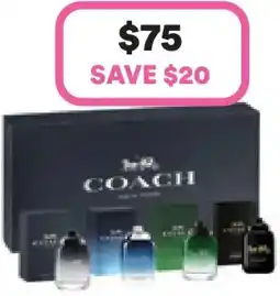 Priceline COACH Man Minis Gift Set offer