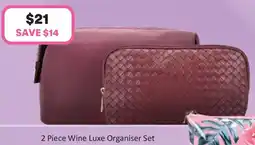 Priceline Mp cosmetics wine luxe organiser offer