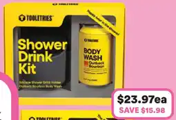 Priceline Tooletries Shower Drink Holder Kit offer
