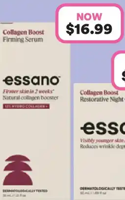 Priceline Essano Collagen Boost Firming Serum offer