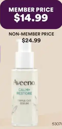 Priceline Aveeno Calm+Restore Triple Oat Serum offer