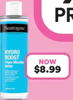 Priceline Neutrogena hydro boost micellar water offer