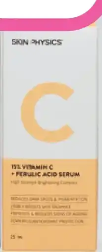Priceline Skin Physics 15% Vitamin C + Ferulic Acid Serum offer