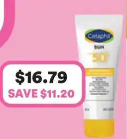 Priceline Cetaphil Sun SPF50+ Ultra-Light Lotion Body & Face offer