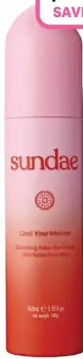 Priceline Sundae Cool Your Melons Crackling After Sun Foam offer
