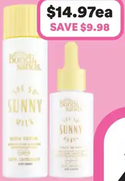 Priceline Bondi sands sunny milk spf50+ body serum offer