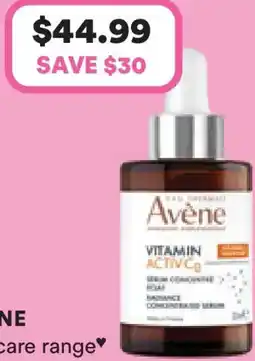 Priceline Avène Vitamin Activ Cg Radiance Concentrated Serum offer