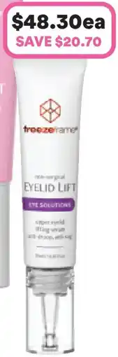 Priceline Freezeframe Non-surgical Eyelid Lift offer