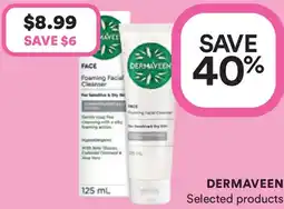 Priceline DermaVeen Foaming Facial Cleanser offer