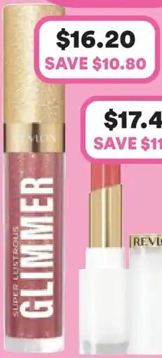 Priceline Revlon Super Lustrous Glimmer Gloss Glazed Almond offer