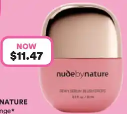 Priceline Nude By Nature Dewy Serum Blush Drops 01 Pink Petal offer