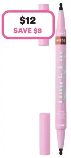 Priceline The Quick Flick 2 in 1 Double Sided Precision Lip Liner & Stain Nude offer